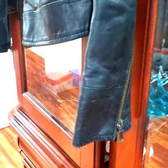 Fafifurni faux Leather Jacket European size 48 made in Italy - Picture 4 of 10